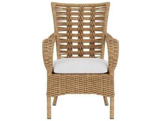 Lloyd Flanders Magnolia Wicker Outdoor Dining Arm Chair