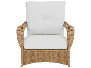 Lloyd Flanders Magnolia Wicker Patio Lounge Chair