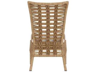 Lloyd Flanders Magnolia Wicker Outdoor Patio Dining Side Chair