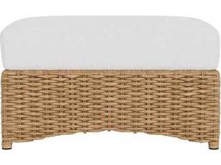 Lloyd Flanders Magnolia Wicker Outdoor Patio Ottoman