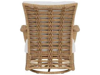Lloyd Flanders Magnolia Wicker Swivel Glider Outdoor Lounge Chair