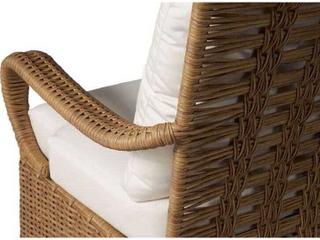 Lloyd Flanders Magnolia Wicker Swivel Glider Outdoor Lounge Chair