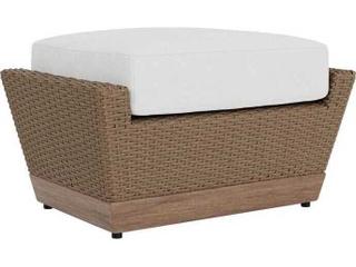 Charisma Aluminum Wicker Ottoman