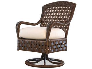 Haven Wicker Swivel Patio Dining Arm Chair