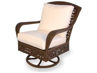 Lloyd Flanders Haven Wicker Swivel Glider Patio Lounge Chair