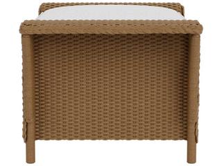 Lloyd Flanders Nantucket Wicker Outdoor Patio Ottoman