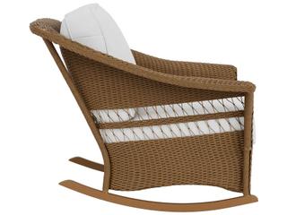 Lloyd Flanders Nantucket Wicker Rocker Outdoor Patio Lounge Chair