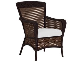 Lloyd Flanders Grand Traverse Wicker Outdoor Patio Dining Arm Chair