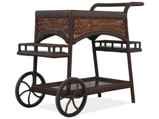 Grand Traverse Wicker Serving Cart