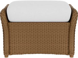 Lloyd Flanders Weekend Retreat Wicker Outdoor Ottoman