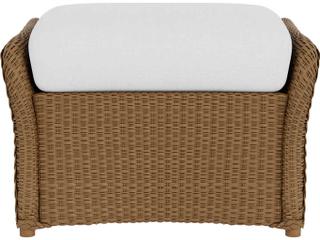 Lloyd Flanders Weekend Retreat Wicker Outdoor Ottoman