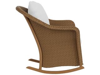 Lloyd Flanders Weekend Retreat Wicker Rocker Patio Lounge Chair
