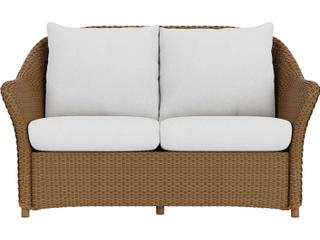 Lloyd Flanders Weekend Retreat Wicker Outdoor Patio Loveseat