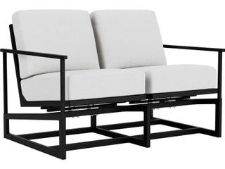 Summit Aluminum Spring Rocker Patio Loveseat
