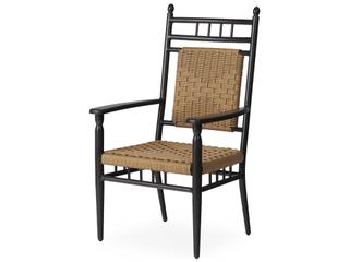 Low Country Aluminum Outdoor Dining Arm Chair