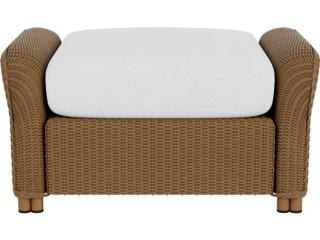 Lloyd Flanders Reflections Wicker Small Outdoor Ottoman