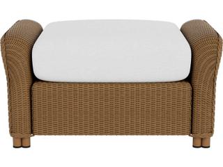 Lloyd Flanders Reflections Wicker Small Outdoor Ottoman