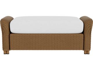 Lloyd Flanders Reflections Wicker Large Outdoor Patio Ottoman
