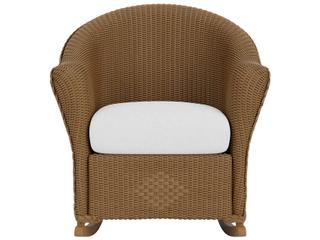Lloyd Flanders Reflections Wicker Rocker Outdoor Patio Lounge Chair