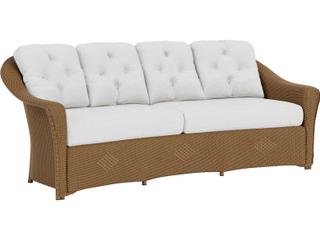 Lloyd Flanders Reflections Wicker Crescent Outdoor Sofa