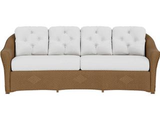 Lloyd Flanders Reflections Wicker Crescent Outdoor Sofa
