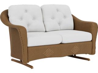 Lloyd Flanders Reflections Wicker Patio Loveseat Glider