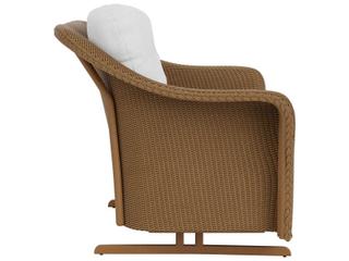 Lloyd Flanders Reflections Wicker Patio Loveseat Glider