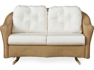 Lloyd Flanders Reflections Wicker Patio Loveseat Glider