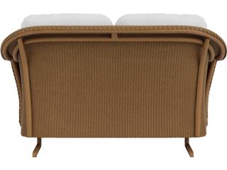 Lloyd Flanders Reflections Wicker Patio Loveseat Glider
