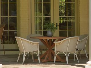 Lloyd Flanders All Seasons Wicker Outdoor Patio Dining Set