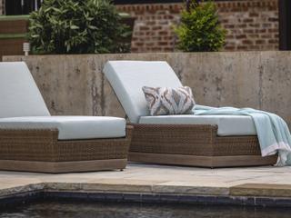 Lloyd Flanders Charisma Aluminum Wicker Lounge Set