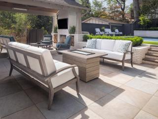Lloyd Flanders Frontier Aluminum Cushion Outdoor Patio Lounge Set