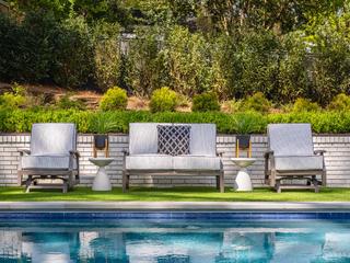 Lloyd Flanders Frontier Aluminum Cushion Outdoor Patio Lounge Set