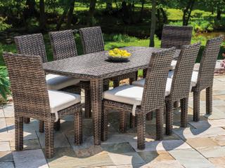 Lloyd Flanders Largo Wicker Outdoor Dining Set