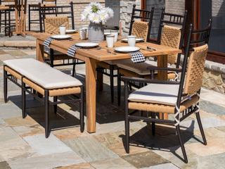 Lloyd Flanders Low Country Wicker Outdoor Dining Set