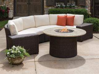 Lloyd Flanders Mesa Wicker Sectional Outdoor Patio Lounge Set