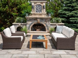 Lloyd Flanders Mesa Wicker Cushion Lounge Set