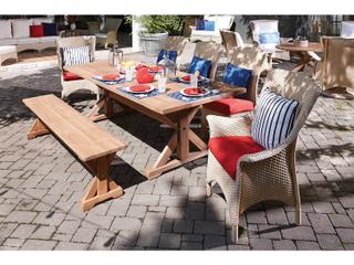 Lloyd Flanders Mandalay Wicker Outdoor Patio Dining Set