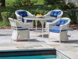 Lloyd Flanders Nantucket Wicker Outdoor Patio Dining Set