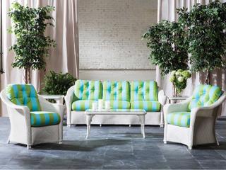 Lloyd Flanders Reflections Wicker Patio Lounge Set