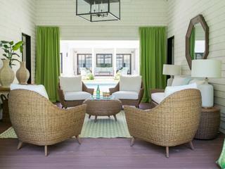 Lloyd Flanders Tobago Wicker Cushion Lounge Set