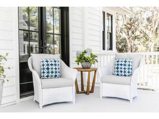 Lloyd Flanders Weekend Retreat Wicker Outdoor Patio Lounge Set