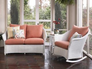 Lloyd Flanders Weekend Retreat Wicker Outdoor Lounge Set
