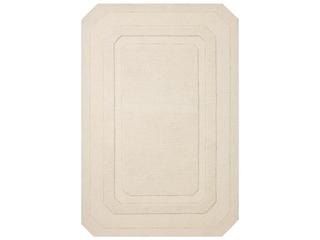 Clayton Bordered Hand-Tufted Wool Area Rug