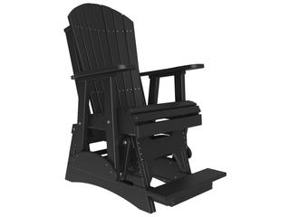 LuxCraft Recycled Plastic Adirondack Counter Glider Chair