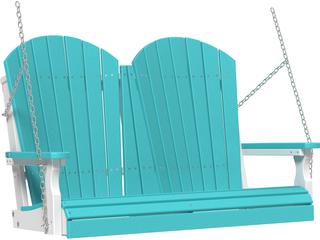 LuxCraft Recycled Plastic 4' Adirondack Outdoor Swing