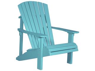 LuxCraft Recycled Plastic Deluxe Outdoor Patio Adirondack Chair