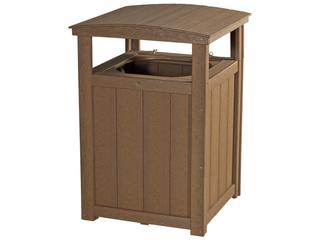 LuxCraft Recycled Plastic Trash Can