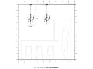 Livex Lighting Glendale 3-Light Brushed Nickel Crystal Candelabra Chandelier