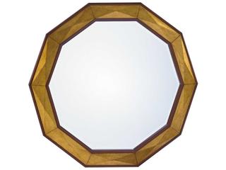 Lexington Take Five Hand Burnished Gold Leaf Wall Mirror